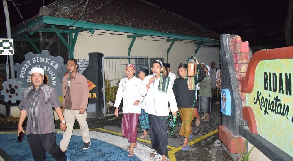 Semarak! Lapas Kelas I Malang Gelar Takbiran Keliling di Malam Idul Fitri