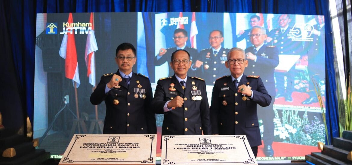 Lapas Kelas I Malang Launching 2 Sarana Pembinaan WBP