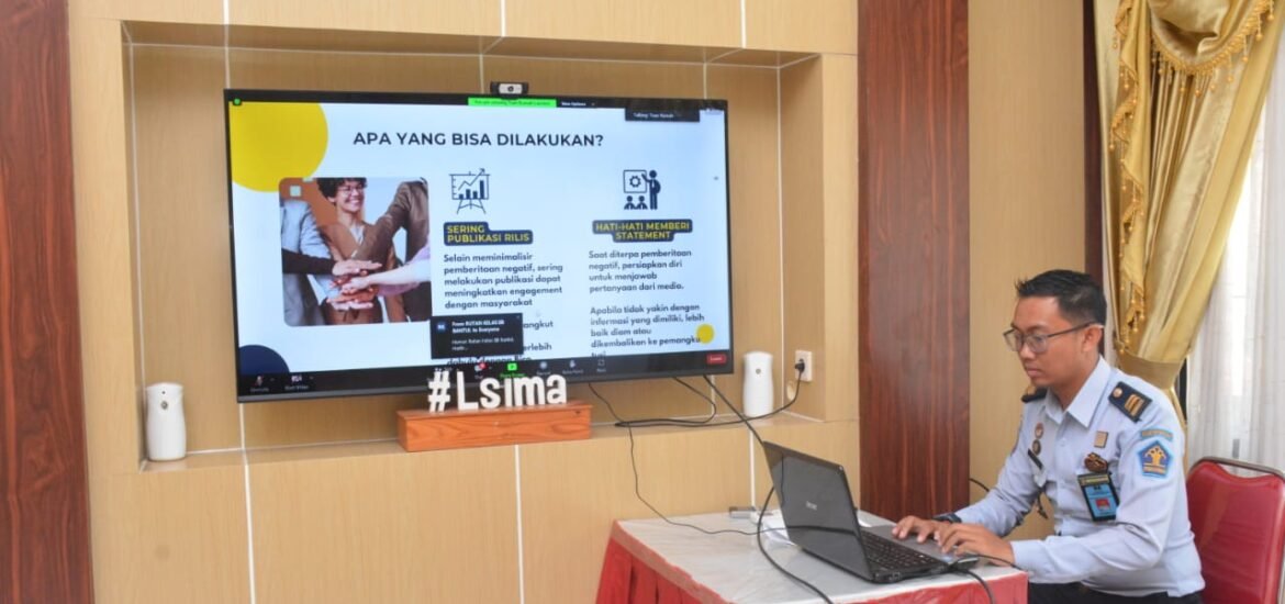 Lapas Kelas I Malang ikut Rapat Koordinasi Kehumasan Kemenkumham Via Online