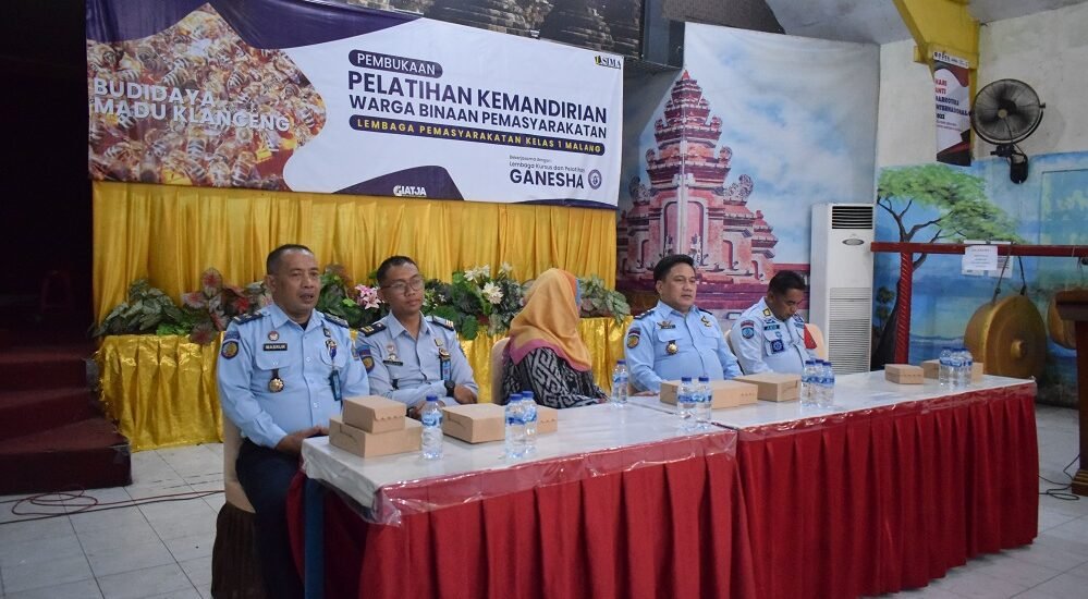 Potensi Budidaya Madu Klanceng, Lapas Kelas I Malang Gelar Pelatihan