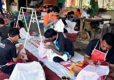 WBP Lapas Kelas I Malang Dapat Pelatihan Keterampilan Batik KKNI Level II
